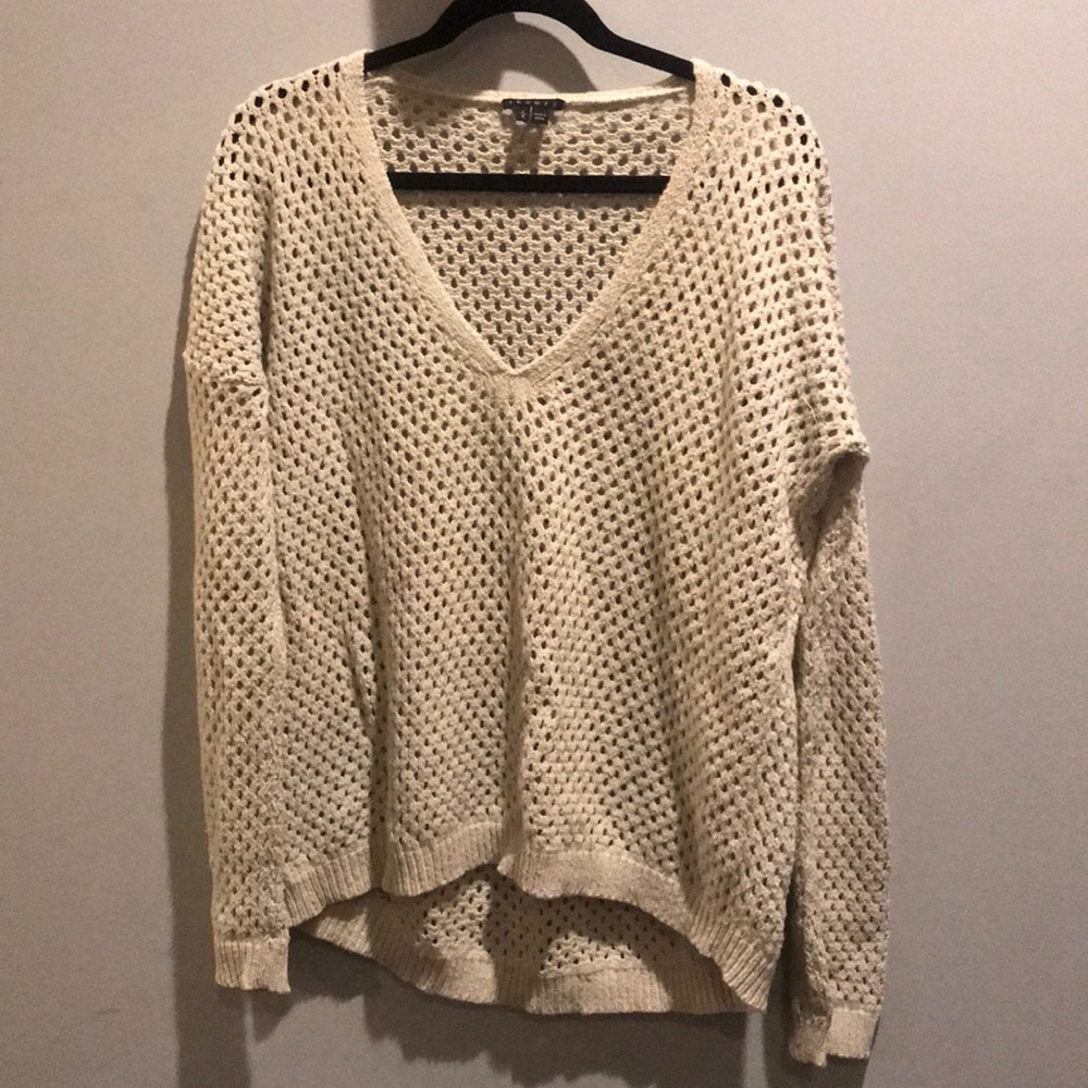 Like new! Theory Crochet Sweater - Picture 2 of 5